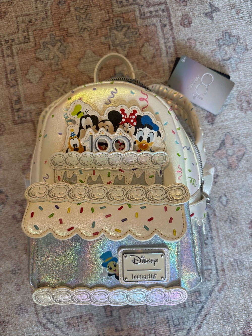 NWT Disney 100 lounglefly mini backpack
